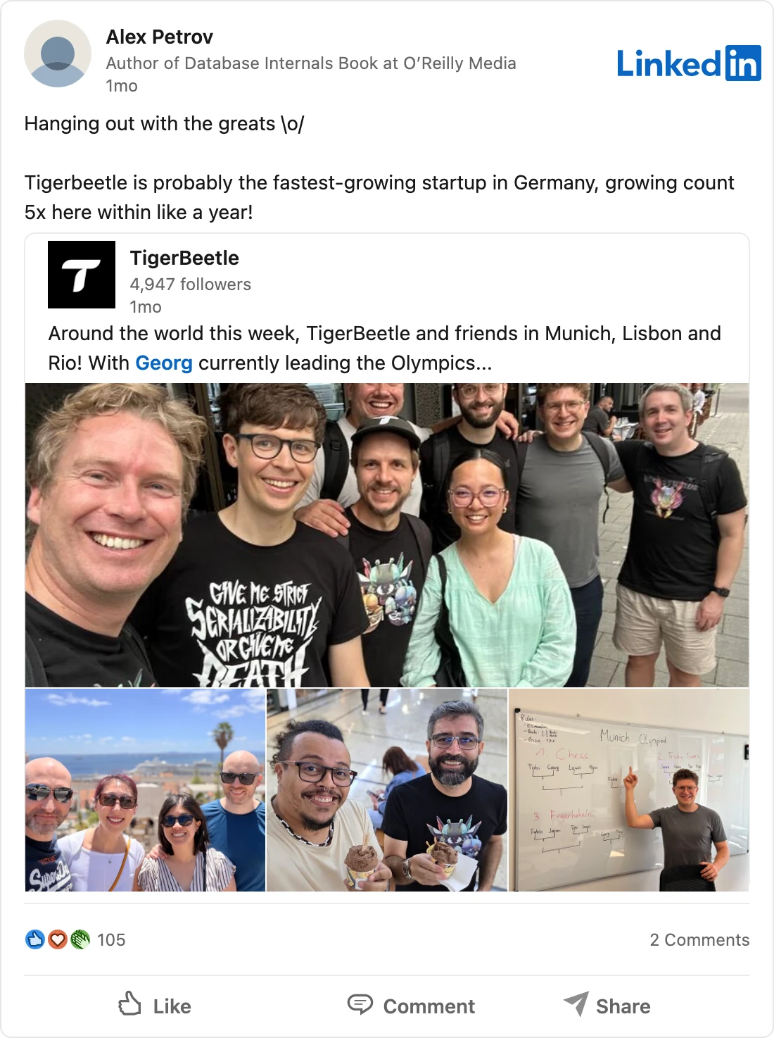 LinkedIn post